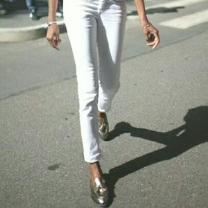 White Low Rise Jeans